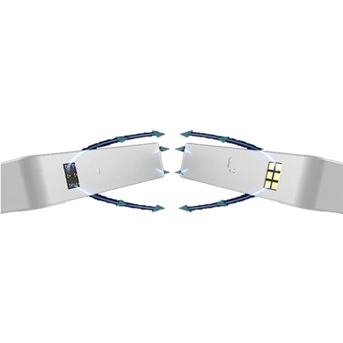 Thermaltake CT120 EX Reverse ARGB 120mm White Cabinet Fan, Triple Pack